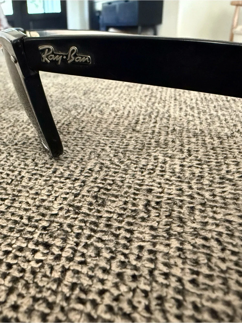 Ray-Ban Black Wayfarer Sunglasses with Black Case